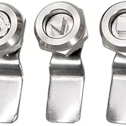 MS705 Series Stainless Steel Cam Lock Cabinet Electronic Control Cabinet Drawer Cupboard Locker Cabinet Tools (Color : 3sets-Triangle-H0)-picture-13