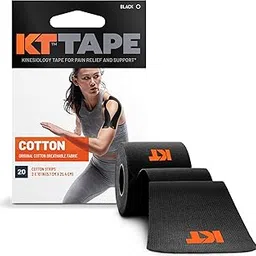 Kt Tape Elastic Sports Tape Original,Pre-Cut,20 Strip,Ctn,Blk-picture-21