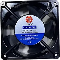 FTC - AC AXIAL PANEL FAN 4 INCHES SQUARE SIZE - 120X120X38 - (PACK OF - 1 PC)-picture-22