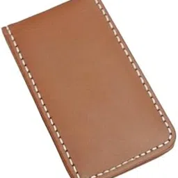 ujeavette 4xMagnetic Money Clip Dollar Cash Clamp Card Holder Wallet Brown_80x46x8mm-picture-18