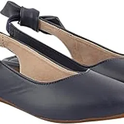 shoetopia Women's Pointed Toe Flats with Side Bow – Stylish & Comfortable Slingback Ballet Shoes for Casual & Party Footwear-picture-30