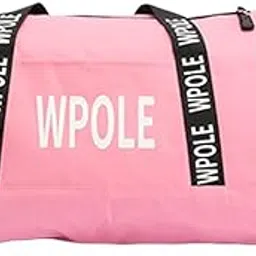 JAZZY PEARLS® Waterproof Yoga Gym Duffel Bag Sports Handbag with Shoes Compartment Pink-Sporting Goods-Fitness, Running & Yoga-Yoga & Pilates-Mat Carriers & Bags-1 Piece Gym Duffle Bag-image-46