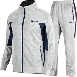 tbmpoy Men's Tracksuit Athletic Sports Casual Full Zip Sweatsuit-picture-35