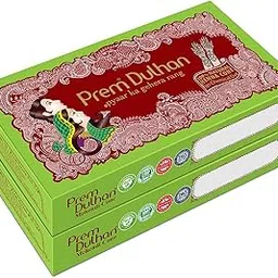 Prem Dulhan Natural Mehendi Pack of 2 Boxes, Set of 8 Cones, Organic Henna Cones, Easy Application-image-42