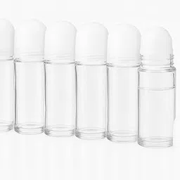 Hunky Dory 5pcs 50ml Glass Clear Bottle Roll on For Deodorant,Perfume,Essential Oil-picture-21