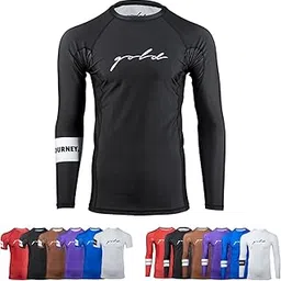 gold bjj Foundation Rash Guard - Ranked No-Gi and Gi Jiu Jitsu Rashguard-picture-15