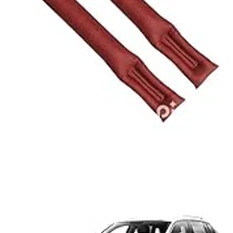 LOVMOTO Universal Car Gap Filler Organiser Car Seat Gap Filler, Car Seat Gap Organiser, PU Leather Car Accessories, Car Seat Console Side Pockets for Storage Comfortable With Tai-gun-picture-63