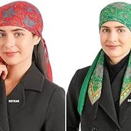 ketkar Women’s Winter Woolen Fashion Scarves | Lightweight Floral Print Shawl & Wrap | Stylish Warm Muffler | Pack of 2-picture-24