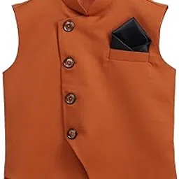 vastramay Boys Nehru Jacket-JBNBJ054GNmother-picture-28
