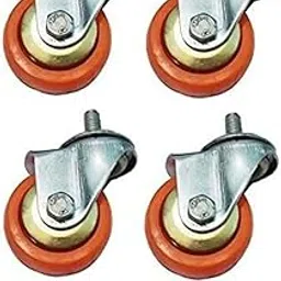 NEO STAR Neostar Heavy Duty 360 - Degree Rotatable Wheels For Chair, Trolley, Furniture Etc. (Multipurpose Use/Load Capacity - 150 Kg / (Set Of 4))-picture-13