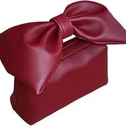 generic Simple & Sweet Bow Bag (Maroon)-picture-25