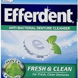 Efferdent Plus Anti-Bacterial Denture Cleanser, Minty Fresh, 78 Count-picture-19