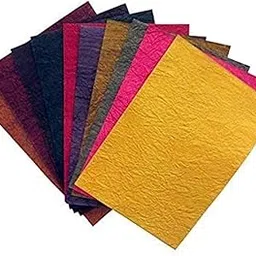Kavya Craft Present Handmade A4 Size Thick Mulberry Paper Sheet Leather Type Textures (10)-picture-21