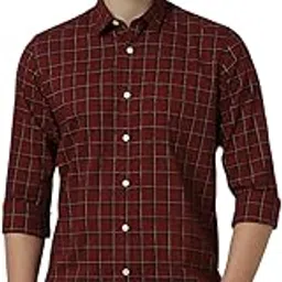 peter england Men's Cotton Slim Fit Shirt-picture-35
