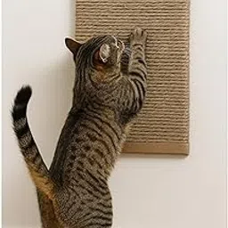 TailsNToys Scratch Pad for Cats, Wall-Mounted, Self-Adhesive, Handmade, Durable, The Ideal Solution for Your Cat Scratching & Excercise, Claw Friendly, Safe & Non-Toxic Cat Toy-picture-10