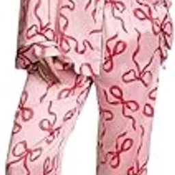 maisha by ashima Bow Print Nightwear Pajama Set for Women, Girls| Ultra Soft & Stylish Collar Neck Night Dress | Comfortable Cotton Shirt and Pajama for Valentine Special, Lounge Wear-picture-21