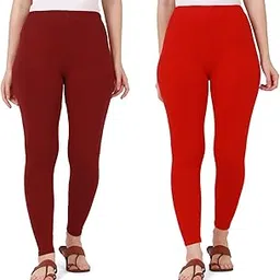 Pure Cotton Ankle Length Women Leggings Combo-Pack of 2-picture-46