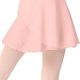 IKAANYA Girls Classic Ballet Wrap Around Skirt for Dance, Classwear or Performance wear-picture-32