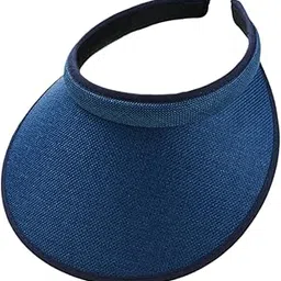 Sun Visor Hat Comfortable Lightweight Clip on Visor for Tennis Beach Cycling Dark Blue|Clothing, Shoes & Accessories | Womens Accessories | Hats-image-22