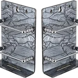 Acrylic Grey Mobile Phone Stand for Wall, Multi-Purpose Wall Mount Mobile Cell Phone Holder, AC TV Remote Stand, Phone Charging Wall Stand - Made in India (Set of 2 pcs)-image-44
