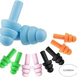 glowish Reusable Silicone Earplugs (5 Pairs) – Noise Reduction Ear Plugs for Sleeping, Snoring, Swimming, Travel, Concerts & Work – Soft Comfortable Hearing Protection-picture-24