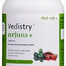 Vedistry Arjuna Tablets for Heart | Promotes Heart Health | Bone Health and Blood Pressure | Ayurvedic Enrich With Pippali | Controls Cholesterol Level | Pack of 1-picture-53