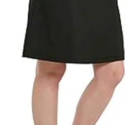 honoursex Women Knee Length Skirts Causal Skorts with Pockets Longer Length Golf Skirts Black XL-picture-31
