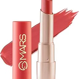 MARS Creamy Matte Long Lasting Lipstick for Women | Creamy Lipstick | Single Swipe Application | Smooth & Light Weight (3.2 gm) (01-Kathak Kween) image 1