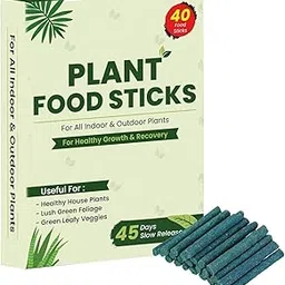 Delizzi Plant Food Fertilizer Sticks, DAP fertilizers for plants, fertilizer for plants, fertilizer sticks for plants, plant stick fertilizer for flower and fruits Plants (Pack of 40)-picture-21