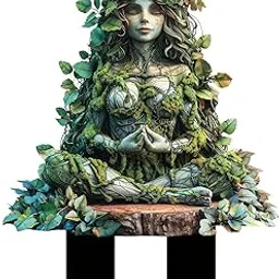 TRENDIVIBE Fairy Statue Stake Acrylic Sculpture 2D Ornament for Backyard Courtyard Yard-picture-10