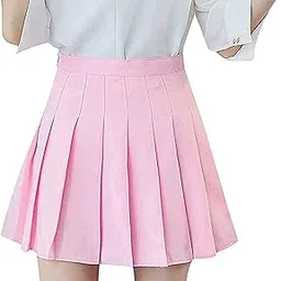 caracola Women's High Cotton Waist Flared Knit Skart Short Stylish Skirt-picture-33
