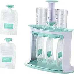 ZOOMELLA Baby Food Maker Refrigerator Preservation Fruit Juice Food Maker for Kitchen with 5 Storage Bags-image-8