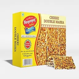 HANUMAN SAHU GAZAK UDYOG Double Mazza Chikki | Peanuts Jaggery Chikkis with Seasame Seeds | Kovilpatti | Kadalai Mittai | Singdana | Eatables Snacks Items Groundnut Mittai 250gm-picture-27