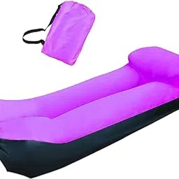FABLOFT Inflatable Lounger Trendy Inflatable Chair for Adults & Kids Beach Traveling Violet-image-88