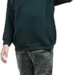 T2F Boys Cotton High Neck Oversized Fit DropShoulder Sweatshirt-picture-19