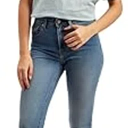 Women's Mid Rise 721 Skinny Blue Jeans-image-25