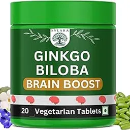 Sylara Brain Booster Supplement with Ginkgo Biloba And Brahmi Tablets/Capsules Supplements image 1