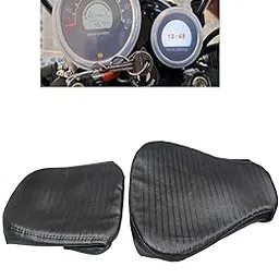 R.J.VON - Rexine Soft Seat Cover Waterproof with Meter Cap for RE Meteor 350-image-97