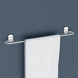 Plantex 304 Grade Stainless Steel Bathroom Single Towel Rod/Towel Hanger for Kitchen/Towel Bar/Towel Stand/Bathroom Accessories - Parv (24 inch - Chrome)-image-82