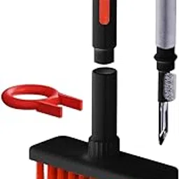 Multifunctional Keyboard Brush Cleaning Pen Cleaning Kit for PC Black Red-picture-29