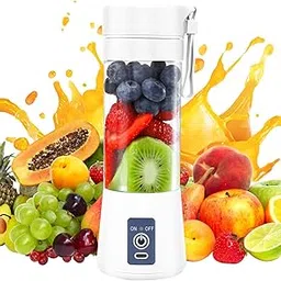 Portable Mixer for Smoothies and Shakes, 380 ml Mini Mixer with 6 Stainless Steel Blades, Rechargeable Type C, Mini Stand Mixer for Travel, Kitchen-image-77