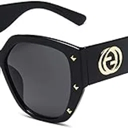 syga Trendy large-frame square-shaped sunglasses for women with UV protection, perfect for outdoor activities and travel-picture-20