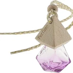 ATORSE Glass Hanging Car Perfume Bottle Essential Oil Fragrance Bottle Purple-picture-16