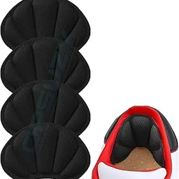 OPSUZY Heel Grips Cushion Pads for Women & Men – Improves Shoe Fit & Comfort, for Loose or Too Big Shoes – Black, Pack of 2-image-0