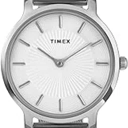 timex Transcend Silver Round Dial Analog Women's Watch - TW2Y10200UJ-picture-36
