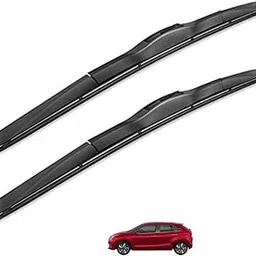 awb AWB® Front Hybrid Wiper Blade Compatible with Glanza, Size-21"18"(Pack of 2)-picture-15