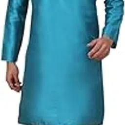 jompers Men's Solid Dupion Silk Kurta and Churidar Set-picture-57
