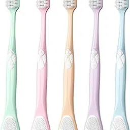 ZIBUYU® Double-Side Desiged Tongue Scraper, Ultra-soft Tongue Brush Tongue Cleaner (5 PACK)-picture-25
