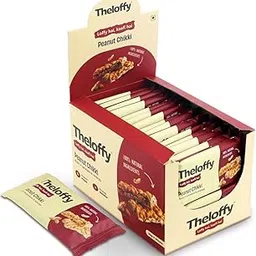 THELOFFY | Premium Peanut Chikki | No Added Colors or Preservatives | Crunchy Chikki | Groundnut Chikki | Peanut Brittle | Traditional Indian Sweets & Snacks - Pack of 30 Pcs (24g Each)-image-18