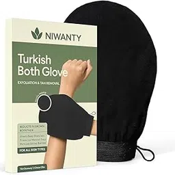 Niwanty Turkish Bath Glove | (1 glove) | Gently removes Dead Skin Cells | For Tan Removal and Exfoliation| Improves Circulation-picture-51
